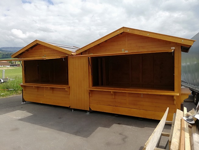 Markthäuschen 6 x2 m