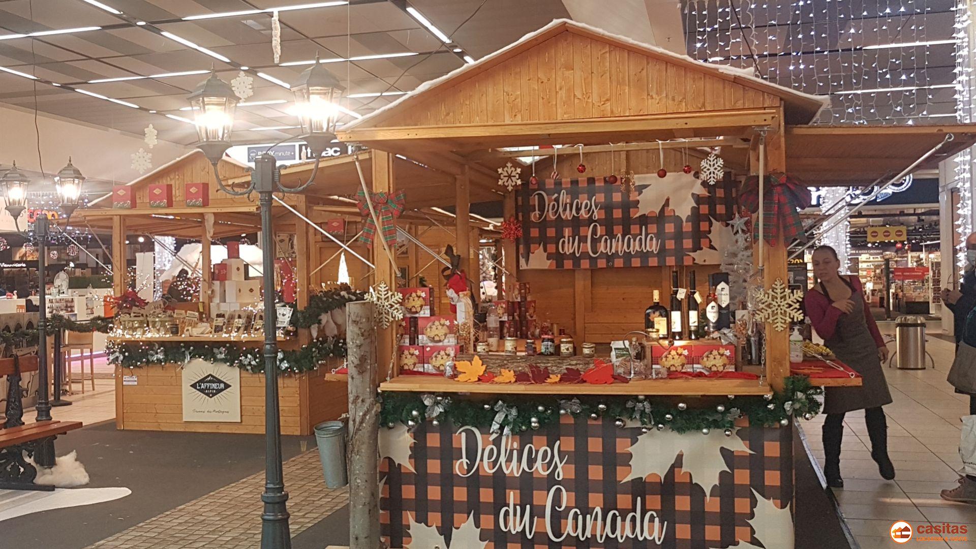 Les chalets pour les centres commerciaux